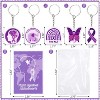 50 Set Memorial Keychain USA Flag Key Ring Acrylic Key Chain Holidays & Events Party Favors - 3 of 4