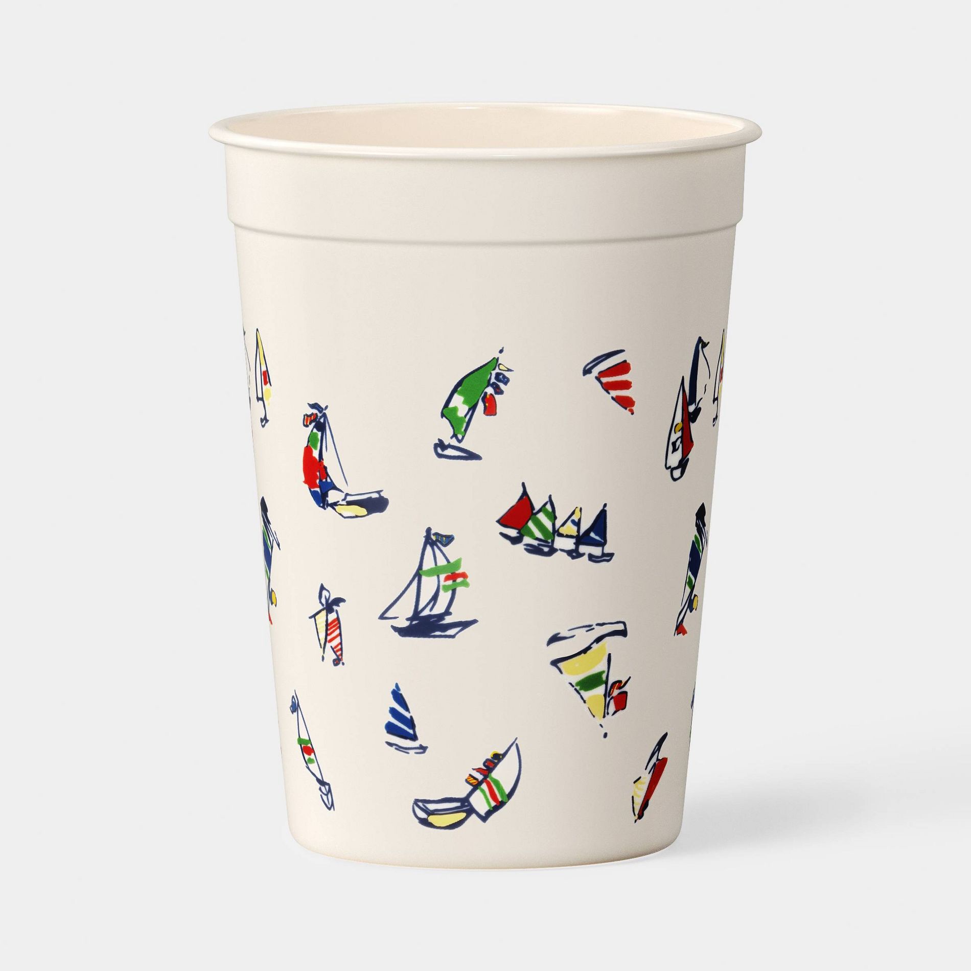 12 fl oz Plastic Tumbler Sail Boat Print - Room Essentials™