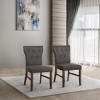 ChaletPosh Brown Wooden Dining Chair - 2 of 4