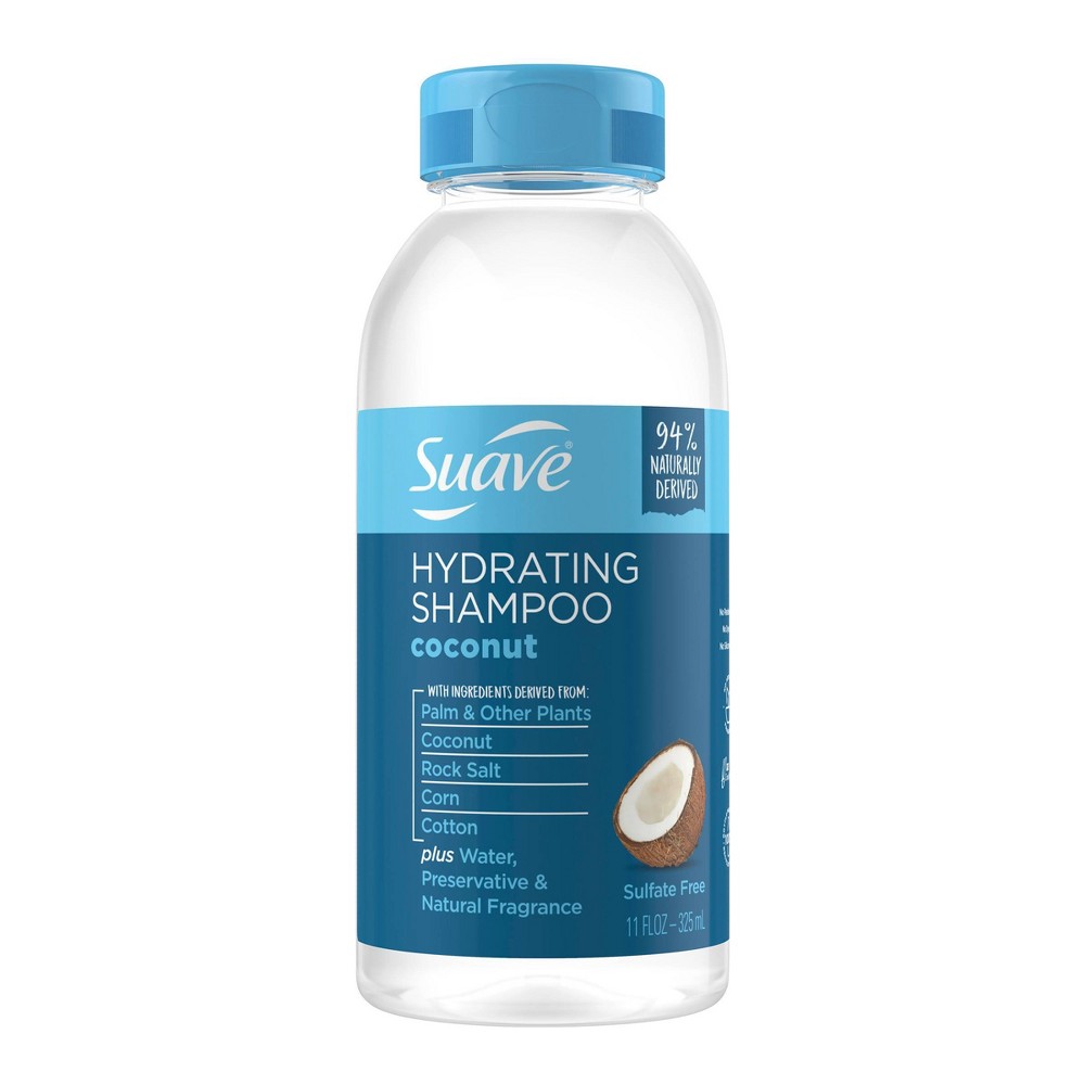 Suave Naturally Derived Coconut Hydrating Shampoo - 11 fl oz ( 6 PACK. )