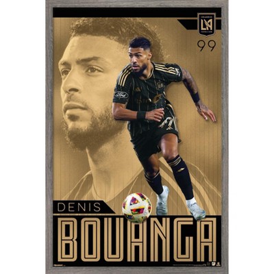 Trends International MLS Los Angeles FC - Denis Bouanga 25 Framed Wall Poster Prints