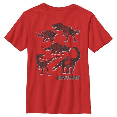 Boy's Jurassic World Dinosaurs Silhouettes T-shirt : Target