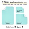 Aoibox Waterproof Bed Pad Washable Reusable Mattress Protector 34 x 52 Inches for Kids Adults Elderly Pets - 4 of 4