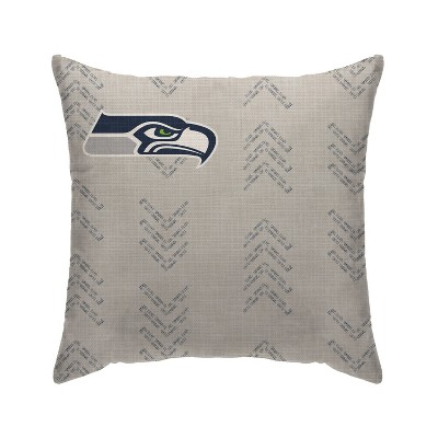 NFL Seattle Seahawks Wordmark Decorative Throw Pillow