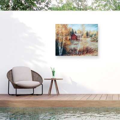 "Autumn Colors Quadeville On" Outdoor Canvas