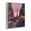Stupell Industries Twilight in Paris Streets Framed Giclee Art - 2 of 4