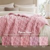 KTMBDW Faux Fur Blanket: 50" x 60" Luxury Soft Fluffy Thick Fur Throw Blanket for Couch Bed Sofa - Cozy Plush Bubble Blankets for Winter - 3 of 4
