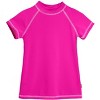 City Threads USA-Made Girls UPF 50+ Short Sleeve Rashguard - 2 of 4