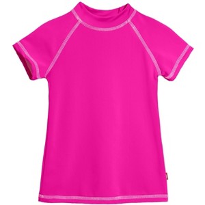 City Threads USA-Made Girls UPF 50+ Short Sleeve Rashguard - 1 of 4