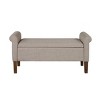 NicBex Ottoman with Storage Bench Storage Organizer Ottoman Upholstered Storage Bench for Entryway Bathroom Bedroom - 2 of 4