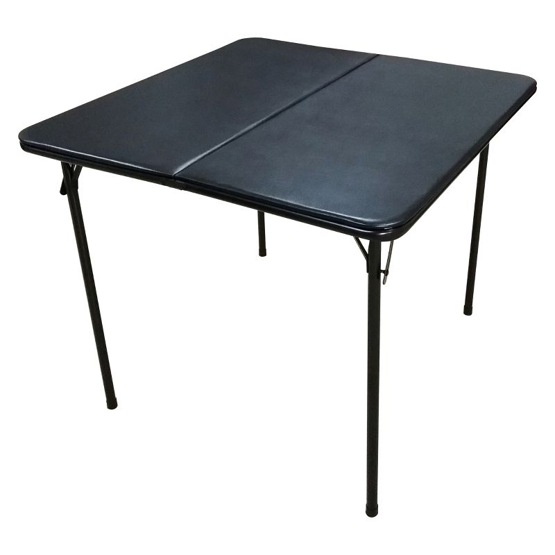 5pc Folding Table Set Black - Plastic Dev Group, 4 of 6