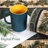 Christmas Washable Area Rug Xmas Pine Cones Rug Plaid Rugs for Living Room Bedroom - 4 of 4