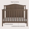 Child Craft Hampton Arch 4-in-1 Convertible Crib, Converts to Day Bed, Toddler Bed and Full Size Bed, 3 Mattress Positions, Baby Safe Finish - 4 of 4