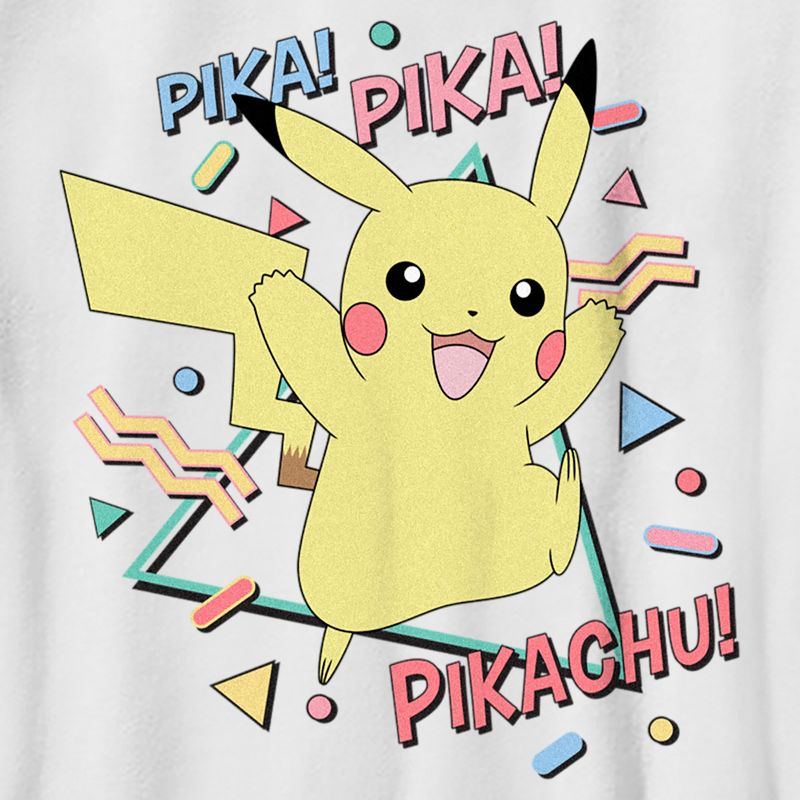 Boy's Pokemon Pikachu 80s Party T-Shirt, 2 of 5