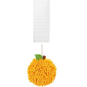 REGALWOVEN Absorbent Quick Drying Solid Decorative Hand Towels for Bathroom 14" x 30"/6" x 6" 2 Pcs - 1 of 4