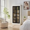 71.2'' Tall Display Cabinet With Adjustable Shelves And Glass Doors, Rustic White China Hutch For Living Room Or Kitchen-Maison Boucle - 2 of 4