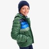 Primary Kids Lightweight Puffer Jacket in Navy Bold Rainbow - 2 of 2