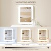 31.5" Natural Wood Makeup Vanity Set - 4 of 4
