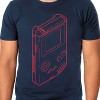 Seven Times Six Nintendo Game Boy T-Shirt Men's Simple Sketch Design Short Sleeve Tee - 3 of 4