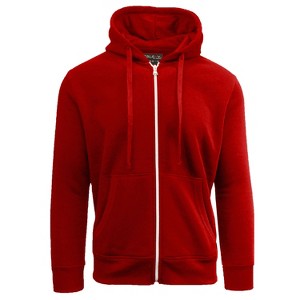 Galaxy By Harvic Boy's Slim Fit Fleece Lined Zip Up Hoodie - 1 of 4