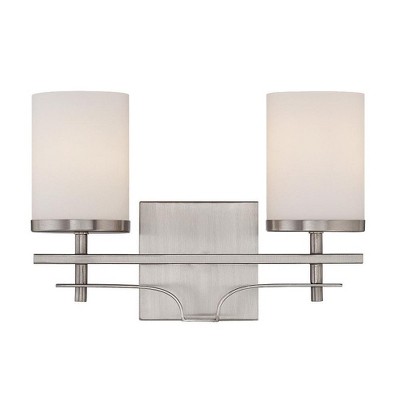 Savoy House Colton 2 - Light Vanity in  Satin Nickel