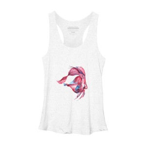 Women's Design By Humans Betta Fish By GisaPizzatto Racerback Tank Top - 1 of 3