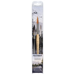 da Vinci Artist Signature Collection by Ari de Goes Jr., Contemporary Landscape Brushes, Assorted, 3 Brush Set - 1 of 1