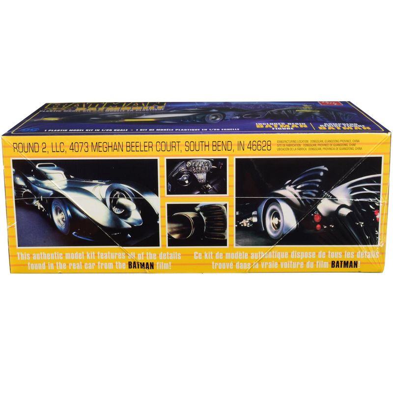 Skill 2 Model Kit Batmobile with Resin Batman Figurine "Batman" (1989)  1/25 Scale Model by AMT, 3 of 5