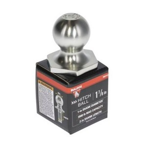 Bulldog InterLock 1-7/8 Inch Hitch Ball 3,500 lbs Towing Capacity, 1 Inch Shank, HD Zinc Finish, Ideal for Trailer, RV, Truck, Tow Accessories - 1 of 4