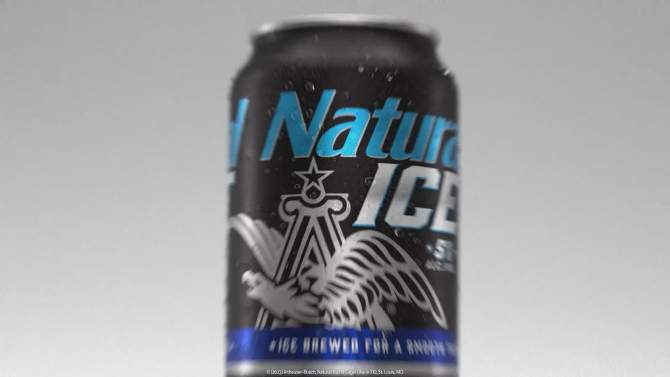 Natural Ice Beer - 30pk/12 fl oz Cans, 2 of 7, play video