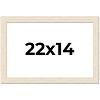 PosterPalooza | 22x14 Wide Barnwood Picture Frame, UV Acrylic, 6 Finishes - Grey, Brown, White, and Black - 2 of 4