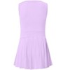 Coolmee Womens Mini Dress Tennis Dress Sleeveless Wrap Built in Shorts Golf Athletic Dress - 2 of 4