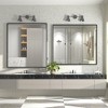 Apmir High-Strength Tempered Glass and Aluminum Alloy Framed French Cleat Mounted Wall Decor Bathroom Vanity Mirror with 5-Year Warranty - 3 of 4