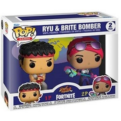 Funko Pop! Games: Fortnite- 2pk Ryu & Brite Bomber : Target