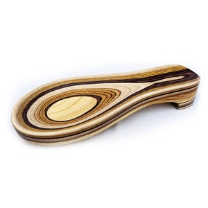 Island Bamboo 9 Inch Pakkawood Spoon Rest - 1 of 1