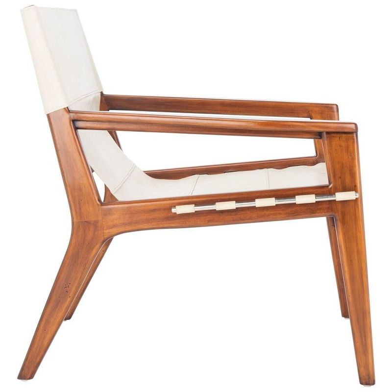 Culkin Leather Sling Chair  - Safavieh, 4 of 10