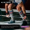 Men's Striped Tube Socks, 6 PAIR, Over the Calf High, Size 9-10-13-15 - 3 of 4