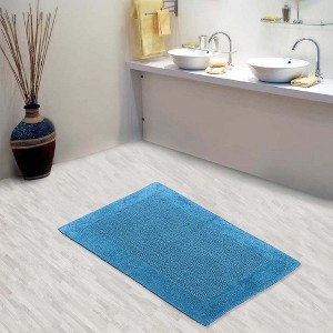 Knightsbridge Bella Napoli 220 GSF Reversible Bath Rug 24 x 40 - Aqua - 1 of 4