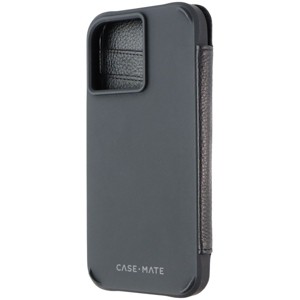 Case-Mate Wallet Folio Leather Case for MagSafe for iPhone 14 Pro Max - Black - 1 of 1