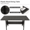 7-Piece Outdoor Wicker Patio Set with Glass Table & Cushions, Rattan Conversation Furniture for Balcony, Porch, Backyard, or Poolside - 3 of 4