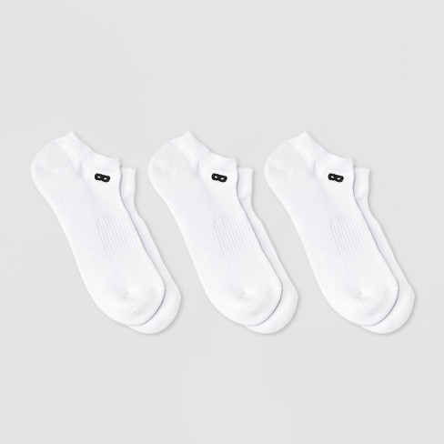 Pair of Thieves Men's Big & Tall 3pk Low Cut Athletic Socks - White 13-15