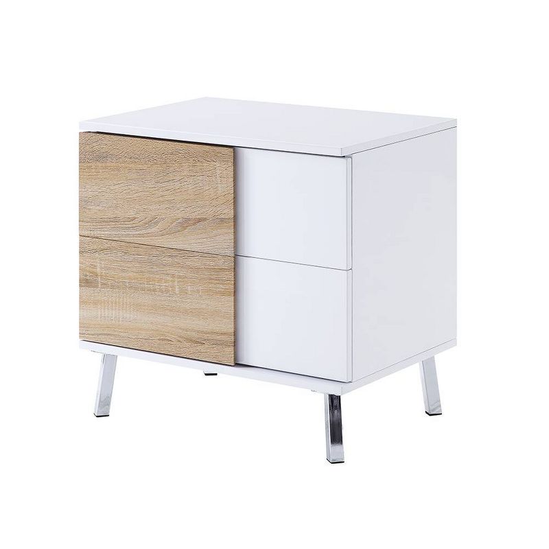 Verux 22&#34; Accent Tables White High Gloss - Acme Furniture, 3 of 11