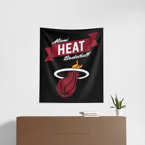 NBA Miami Heat Premium Printed Wall Hanging - 1 of 4