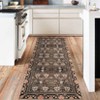 Ultra Soft Area Rug Non Slip, Stain Resistant, Washable Area Rugs for Living Room, Bedroom, Vintage Bloom Area Rug Boho Floral Pattern - 4 of 4
