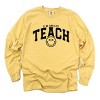 Simply Sage Market S.W.Smiley Teach Varsity Arched Garment Dyed Long Sleeve - 2 of 4