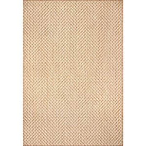 Camryn Abstract Herringbone Indoor and Outdoor Rug - nuLOOM - 1 of 4