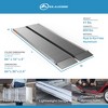 EZ-ACCESS SUITCASE Portable Singlefold Ramp w/Ergonomic Handles, Extruded Tread, and Self Adjusting Bottom Transition Plates - 3 of 4