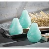Sea Foam Pear Candles - Set of 3 - 2 of 4