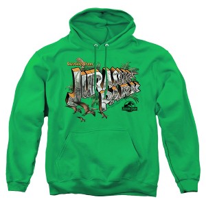 Jurassic Park Greetings From Jp Adult Pull-Over Hoodie - 1 of 4