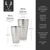 Viski Staghead Shaker Cocktail Gift Set, Bartender Gift Drink Set Boston Shaker Tins for Drink Mixers, Stainless Steel Set of 2 - 3 of 4